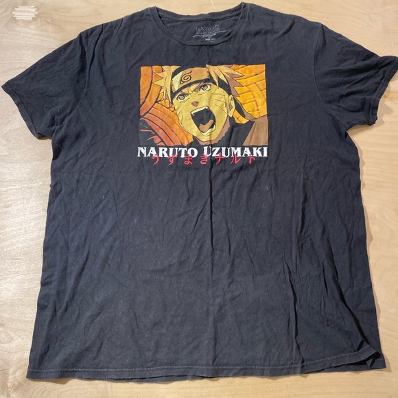 Black Short Sleeve Naruto Tee XL (46/48) (MM) - Picture 3 of 11